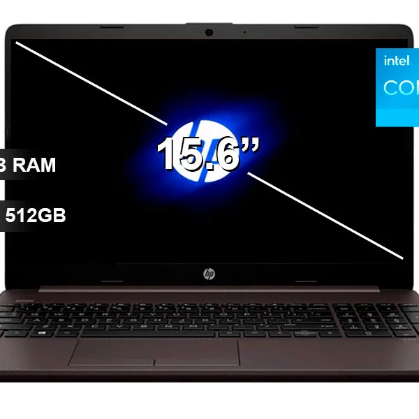 HP NOTEBOOK 250 G9 (7C6E5LA#ABM)  Intel® Core i3-1215U / 8GB DDR4(EXP 32GB)(2SODIMM) / 512GB SSD / 15.6"HD / TECLADO ESPAÑOL / FREE DOS / INTEL UHD GRAPHICS